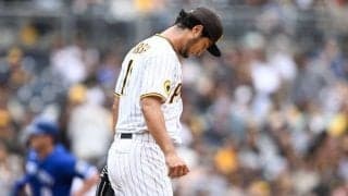 ダルビッシュ、6回途中4失点で3敗目　同点直後に痛恨被弾で3失点…MLB通算98勝目お預け