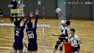 一歩届かず。惜しい展開繰り広げるも黒星ー春季関東大学バレーボールリーグ男子１部　対日体大