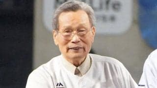 “怪童”中西太さん死去　侍J栗山監督が追悼「世界一も、すべて中西さんのおかげ」