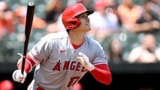 【MLB】大谷翔平の10号は「アメージング」　バットの先でも柵越え…地元放送局は感嘆