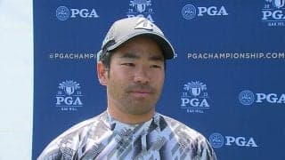 比嘉一貴、前半4連続バーディも「甘くなかった」と暫定42位　明日は「粘り強くプレーしたい」