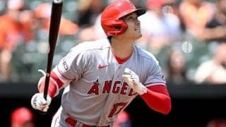 大谷翔平の“圧巻ショー”に米地元局も脱帽！ エ軍OBはライナー弾に「あれだけ崩されても打てるなんて」と愕然