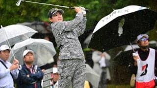 【女子ゴルフ】岩井明愛が暫定首位、悪天候のためサスペンデッド　ブリヂストンレディスオープン2日目