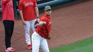 【MLB】“限定仕様”の大谷翔平は「カッコいい」　見慣れぬ装いにファン注目「似合います」