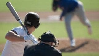 投手も打者もやる気なし？　“最も馬鹿げた死球”にファン笑撃「今のはなんだったの」