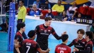アジアクラブ男子選手権大会　サントリーが開幕から負けなしの5連勝で準決勝へ