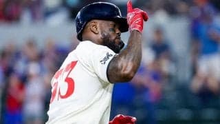 【MLB】元巨人助っ人がジャッジ突き放す一撃　軽々放り込んだ逆方向弾が「信じられない」