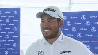 松山英樹、3日目はチップインバーディ締め「良い終わり方ができて良かった」