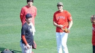 【MLB】大谷翔平と前田健太が再会　約10分間談笑も…内容は秘密「そういうのは言うもんじゃない」