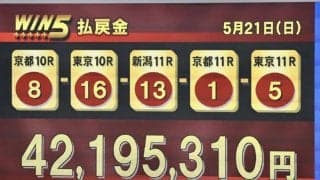 WIN5は4219万円超の払戻し…オークスはリバティアイランドが牝馬2冠達成