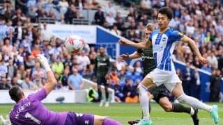 「見事すぎる」「センセーショナル」衝撃のアシストを決めた三笘薫を地元紙を称賛…ただ度重なる決定機逸に厳しい言葉「なぜだか…」「落ち着きを失った」