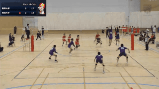 関東大学バレーボール連盟 男子1部春季リーグ戦 Bコート【見逃し配信】