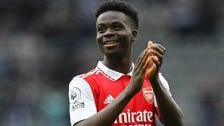 アーセナルが優勝争いに貢献したFWサカとの長期契約を発表！今季はプレミアで13ゴール11アシスト