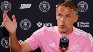 記者会見でブチ切れ！ブスケッツ獲得噂のインテル・マイアミ、今季は13戦8敗の低迷で監督もストレス「二度と私の邪魔をするな」