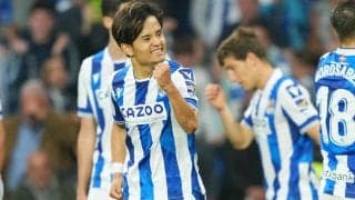 「メッシ＆C・ロナウドだ」「まさかのダンス」衝撃ゴールの久保建英、ゴールパフォーマンスも話題！ 元同僚のヴィニシウスに捧げる？「ヴィニシウスのダンス？」