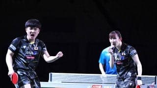 【世界卓球】張本智和・早田ひな 2大会連続のメダル確定！韓国若手エースペアをストレートで圧倒