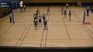 関西大学バレーボール連盟 女子1部春季リーグ戦 Aコート【見逃し配信】