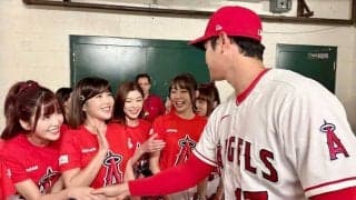 【MLB】美女に囲まれた大谷翔平の“見えない気遣い”　30cm超身長差も…顔の大きさ変わらぬ衝撃