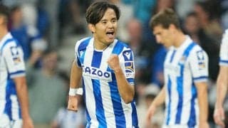 「激似」「ほぼ一緒」ラ・リーガ公式が久保建英とロッベンのゴールを比較！名手彷彿のゴラッソにファンも驚愕「すごすぎる」