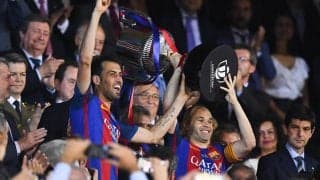 バルサの選手としてもプレー？ 神戸退団のイニエスタがブスケッツとのビデオ通話でプラン明かす「バルサとヴィッセル、半分づつでプレーする」