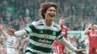 「とても美しい」「忘れられない選手」日本代表復帰の古橋亨梧が圧巻2ゴールで得点王に接近！ファンも美しさに驚き「メガスターだ」