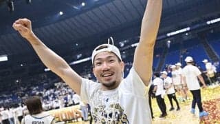 7年目のBリーグで初の頂点に立った琉球の岸本隆一「やっとここまでたどり着いた」