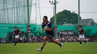 ［ラグビー］キャプテンがトライを決めるも名門・早大に敗北