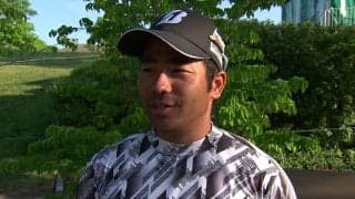 比嘉一貴「松山さんからアドバイスを聞いて良かった」　グリーン奥からの寄せでしのぐ