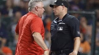 エ軍指揮官が激怒したストライク判定が物議！ 元ロッテ監督は「審判の人間味はもう過去のもの」とAI判定を推奨