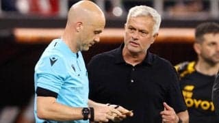 ローマ指揮官モウリーニョ、UEFAから告発される…EL決勝後に主審を罵倒