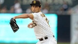 【MLB】ダルビッシュ、初対決の鈴木誠也から貫禄2K　7回2安打無失点で4勝目の権利持ち降板