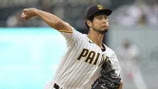 【MLB】ダルビッシュ有、鈴木誠也との“初対戦”で圧巻投球　貫録の2打席連続三振、7回無失点9Kで4勝目の権利