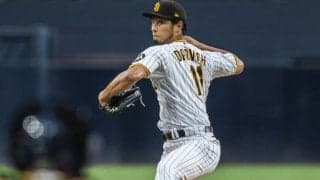 【MLB】ダルビッシュ、7回無失点9Kで米通算100勝王手　鈴木誠也を2K完璧、初対決制す