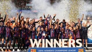 バルセロナが2点ビハインドからの大逆転勝利！ロルフォの決勝弾でヴォルフスブルクを下し2大会ぶり2度目の戴冠《UWCL》