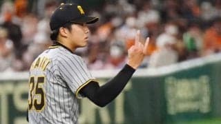 急降下の“魔球”は「ほぼ千賀やろ」　佐々木朗希に投げ勝った阪神右腕が「バケモン」