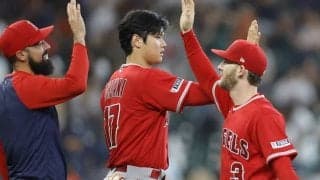 接戦制したエンゼルスをMLB公式が称賛！アストロズ戦勝利は「キャニングの力強い投球とオオタニのクラッチヒットのおかげ」