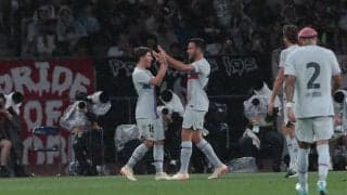 中1日のバルセロナが貫録2発で神戸を撃破！好機演出のイニエスタは古巣戦で80分までプレー【親善試合】