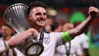 「このクラブでプレーするのが大好き」43年ぶりのタイトル獲得、移籍噂のライスがウェストハムへの愛を語る「勝利のためならなんでもする」