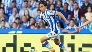 相手DFはついていけずに転倒！久保建英の華麗ヒールタッチに反響止まず「もはや芸術のレベル」「自信がついてきたのかな」