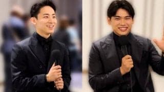 島田チェアマンが感嘆「すごい選手になったな」…原修太と河村勇輝に突撃インタビュー