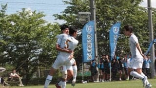 持山の２試合連続ゴールで先制するも、逆転を許し悔しさをにじませる-関東大学サッカーリーグ戦１部 第７節 対東国大