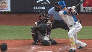 日ハム・江越大賀が“恩返し弾”　8年過ごした古巣阪神から4号ソロ、逆方向へ驚愕打球