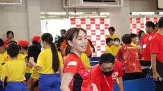 【卓球】小学生指導の石川佳純、「免許を取りに行きます」とチャレンジ宣言　引退後の心境変化を明かす