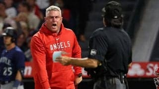 【MLB】ネビン監督「選手に退場してほしくなかった」　大谷翔平への“疑惑の判定”猛抗議の事情