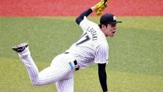 佐々木朗希が自己最速タイ165キロ　ピンチで衝撃の剛速球…本拠地初計測に騒然