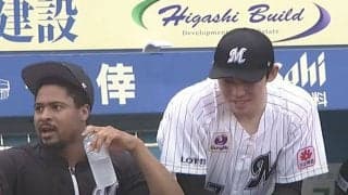 佐々木朗希が“ぺチン”…反撃で水しぶき　ペットボトル飛ぶ攻防の「クソガキっぷり」