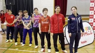 【ニッタク】卓球体験イベント 「遊ぼう！学ぼう！卓球チャレンジ」 石川佳純、佐藤瞳、芝田沙季、橋本帆乃香、大藤沙月、横井咲桜、平野早矢香が参加