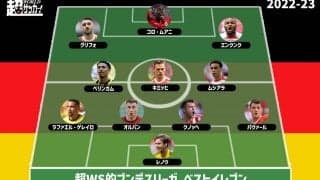 【2022-23ブンデスベストイレブン】上位4チームから漫勉なく選出