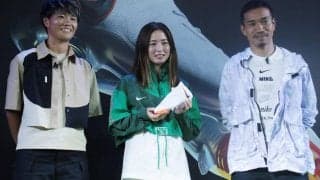 W杯メンバー選出の清水梨紗と南萌華が新スパイクイベントで意気込み、4度W杯経験の長友佑都がエール「頼もしいですし、期待しています」