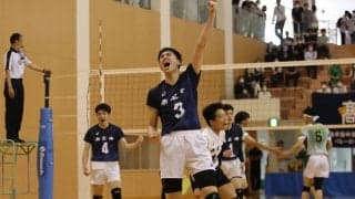 新人大会3位の市立尼崎高が今季初タイトル ルーキー・ハントラクル星夏がサーブで存在感【インターハイ兵庫予選（男子）】